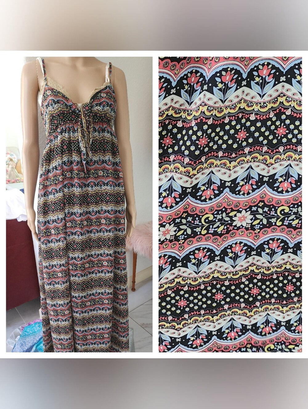 PINKMINK | Bohemian Printed Maxi Sundress